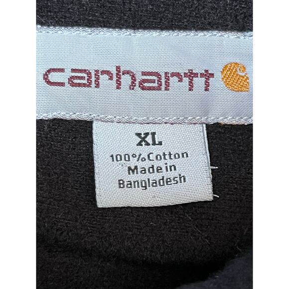 Carhartt Men's XL Black Duck Traditional Insulated Work Winter Coat - Picture 3 of 7